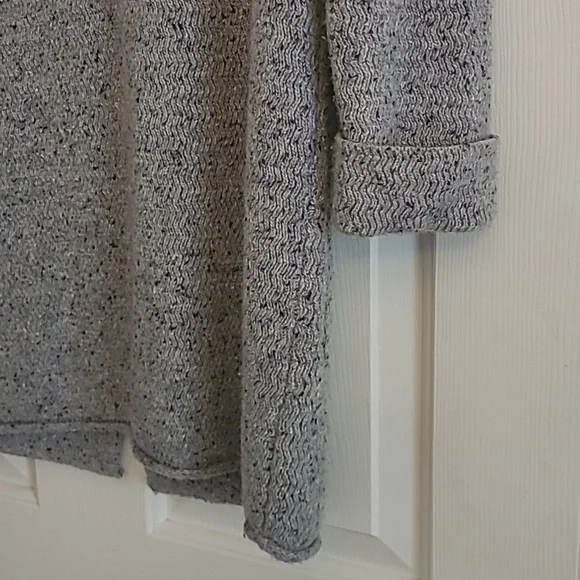 J. Crew Mercantile Lambs Wool Blend Sweater Jacket Button Front Pockets Women XS - Picture 9 of 10